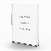 Create Your Own white  Fotoblock (Rechts)