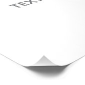 Create Your Own white  Fotodruck (Ecke)