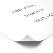 Create Your Own white  Fotodruck (Ecke)