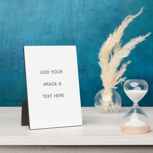 Create Your Own white  Fotoplatte (Seite)