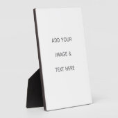 Create Your Own white  Fotoplatte (Seite)
