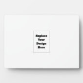 Create Your Own white  Fotoplatte (Vorderseite)