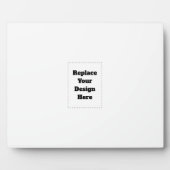 Create Your Own white  Fotoplatte (Vorderseite)
