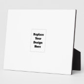 Create Your Own white  Fotoplatte (Seite)