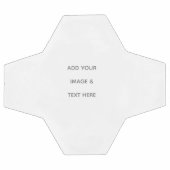 Create Your Own white  Fußball (Flach)