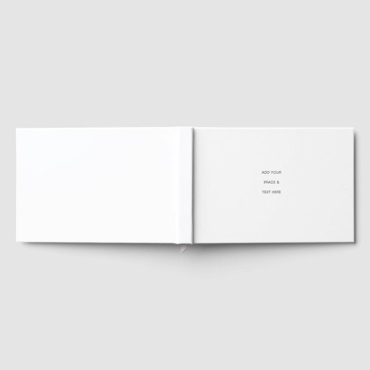 Create Your Own white  Gästebuch (Voll)
