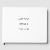 Create Your Own white  Gästebuch (Vorderseite)