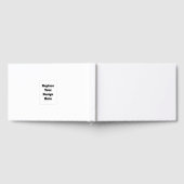 Create Your Own white Gästebuch (Voll)