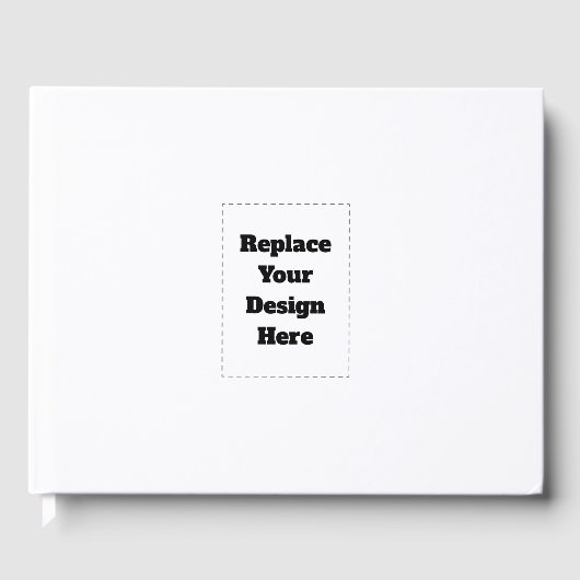 Create Your Own white  Gästebuch (Vorderseite)