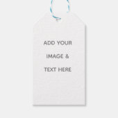 Create Your Own white  Geschenkanhänger (Vorderseite)