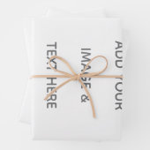 Create Your Own white  Geschenkpapier Set (Beispiel)