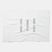 Create Your Own white  Geschirrtuch (Horizontal)