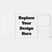 Create Your Own white  iPhone Hülle (Hinten horizontal)