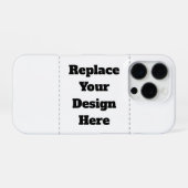 Create Your Own white  iPhone Hülle (Rückseite (Horizontal))
