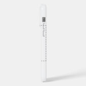 Create Your Own white  iPhone Hülle (Linke Seite)