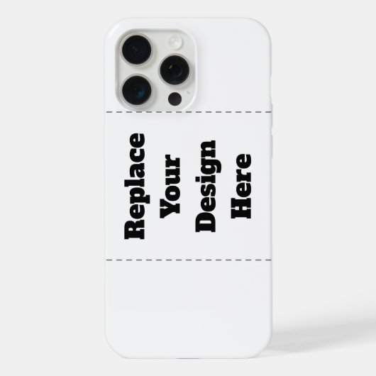Create Your Own white  iPhone Hülle (Rückseite)