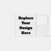 Create Your Own white  iPhone Hülle (Rückseite (Horizontal))