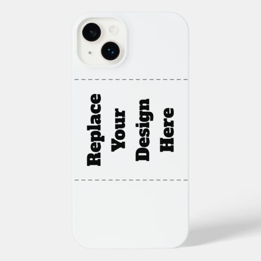 Create Your Own white  iPhone Hülle (Rückseite)