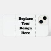 Create Your Own white  iPhone Hülle (Rückseite (Horizontal))