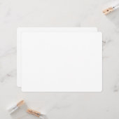  Create your own white Karte (Vorderseite/Rückseite Beispiel)