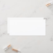  Create your own white Karte (Vorderseite/Rückseite Beispiel)