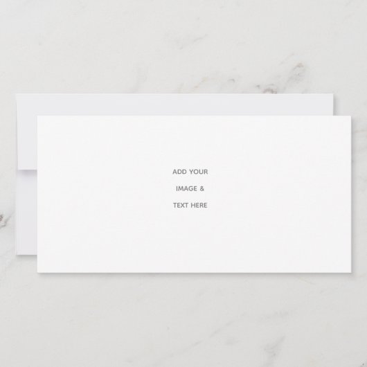 Create Your Own white  Karte (Vorderseite)