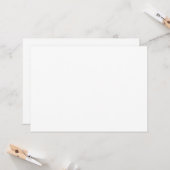  Create your own white Karte (Vorderseite/Rückseite Beispiel)
