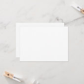  Create your own white Karte (Vorderseite/Rückseite Beispiel)