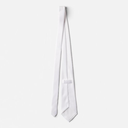 Create Your Own white Krawatte (Rückseite)