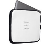 Create Your Own white  Laptopschutzhülle (Vorne Rechts)