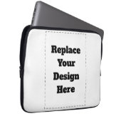 Create Your Own white  Laptopschutzhülle (Vorne Rechts)