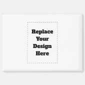 Create Your Own white Magnet (Vorderseite)