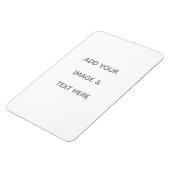 Create Your Own white  Magnet (Linke Seite)