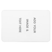 Create Your Own white  Magnet (Horizontal)