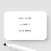 Create Your Own white Namensschild (Beispiel)