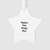 Create Your Own white  Ornament (Vorderseite)