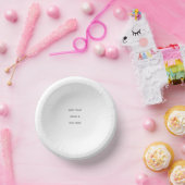 Create Your Own white  Pappteller (Party)