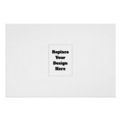 Create Your Own white  Poster (Vorderseite)