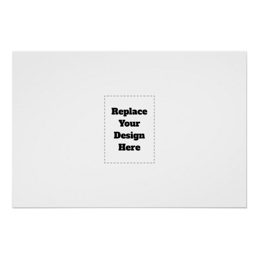 Create Your Own white Poster (Vorderseite)
