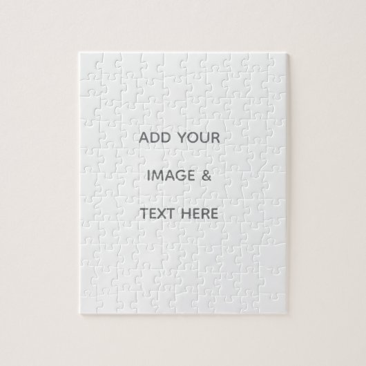 Create Your Own white Puzzle (Vertikal)