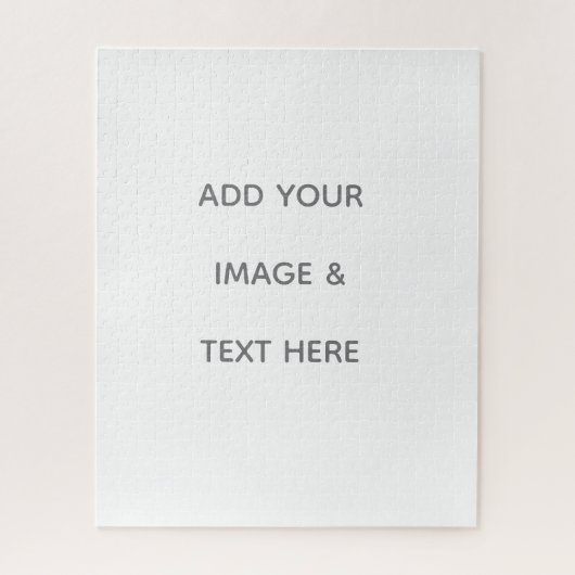 Create Your Own white  Puzzle (Vertikal)