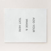 Create Your Own white  Puzzle (Horizontal)