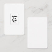 Create Your Own white Rabattkarte (Vorne/Hinten)