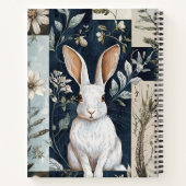 Create Your Own White Rabbit Botanical Notizblock (Rückseite)