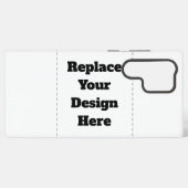 Create Your Own white  Samsung Galaxy Hülle (Rückseite (Horizontal))