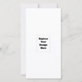 Create Your Own white  Save The Date (Vorderseite)