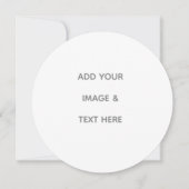 Create Your Own white Save The Date (Vorderseite)