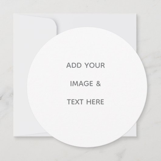 Create Your Own white  Save The Date (Vorderseite)