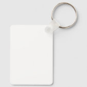 Create Your Own white Schlüsselanhänger (Rückseite)
