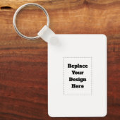 Create Your Own white Schlüsselanhänger (Vorderseite)
